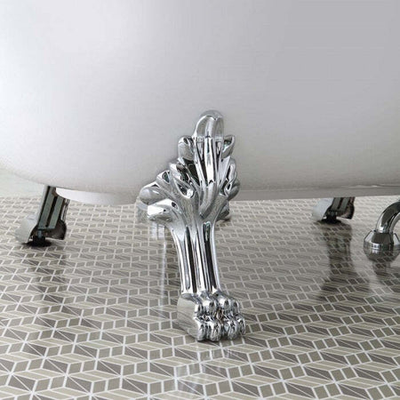 Vasca-da-Bagno-Stile-Retrò-in-mineralmarmo-bianco-con-piedini-Regina