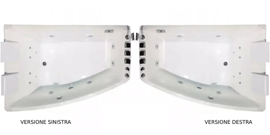 Vasca idromassaggio angolare 170x120 - Dreampool 1