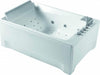 Vasca Idromassaggio Bianca E Acciaio 180x120cm Getto a Cascata Controllo Touch Poggiatesta Ergonomico E Funzione Cromoterapia Casa e cucina/Bagno/Attrezzature per bagni/Vasche da bagno/Vasche da bagno idromassaggio Shopbagno.it - Roma, Commerciovirtuoso.it