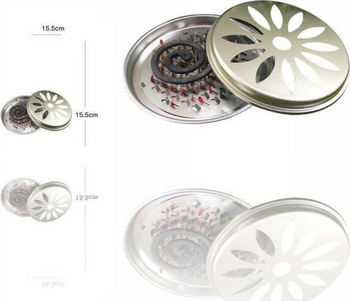 Vaschetta In Metallo Porta Zampirone Spirale Antizanzare Casa e cucina/Decorazioni per interni/Profumazione ambiente/Portaincenso Trade Shop italia - Napoli, Commerciovirtuoso.it