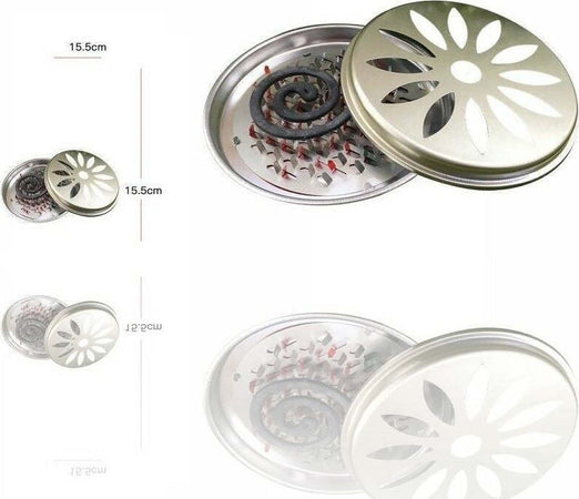 Vaschetta In Metallo Porta Zampirone Spirale Antizanzare Casa e cucina/Decorazioni per interni/Profumazione ambiente/Portaincenso Trade Shop italia - Napoli, Commerciovirtuoso.it