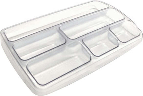 Vaschetta portacancelleria - 25 3x3 4x15 7 cm - trasparente neutro - Arda Cancelleria e prodotti per ufficio/Archivio ufficio e accessori per scrivania/Accessori da scrivania e archiviazione/Vaschette portacorrispondenza Eurocartuccia - Pavullo, Commerciovirtuoso.it