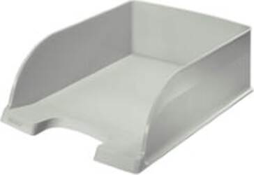 Vaschetta portacorrispondenza Leitz Plus Jumbo - 25 5x10 3x36 cm - grigio - Leitz [multipack] 4 pezzi Cancelleria e prodotti per ufficio/Archivio ufficio e accessori per scrivania/Archivio ufficio/Cartelle/Portariviste Eurocartuccia - Pavullo, Commerciovirtuoso.it