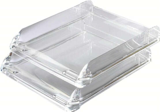 Vaschetta portacorrispondenza Nimbus - 26 8x5 5x33 cm - cristallo trasparente - Rexel Cancelleria e prodotti per ufficio/Archivio ufficio e accessori per scrivania/Archivio ufficio/Cartelle/Portariviste Eurocartuccia - Pavullo, Commerciovirtuoso.it