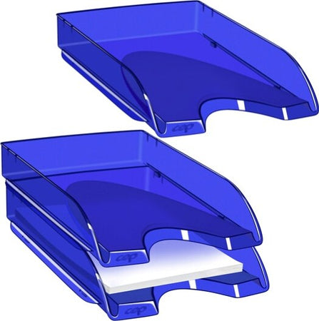 Vaschetta portacorrsipondenza 200+H - 34 8x25 7x6 6 cm - electric blue - Cep Cancelleria e prodotti per ufficio/Archivio ufficio e accessori per scrivania/Archivio ufficio/Cartelle/Portariviste Eurocartuccia - Pavullo, Commerciovirtuoso.it