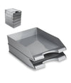 Vaschetta Portadocumenti Per Ufficio Colore Grigio Ripiano Organizer Ufficio