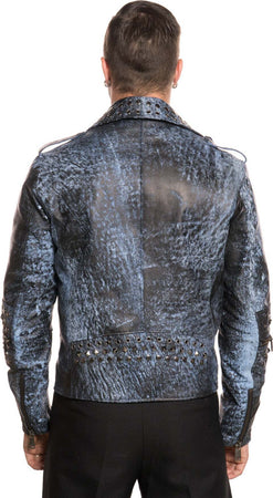 Vasco---Chiodo-Uomo-Borchiato-Blu-in-vera-Pelle