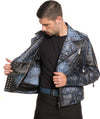 Vasco---Chiodo-Uomo-Borchiato-Blu-in-vera-Pelle