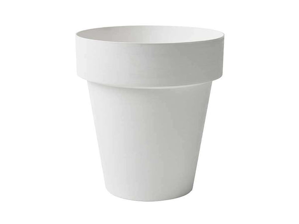 Vaso tondo "Porto Colour" in plastica colorati da esterno e giardino per fiori e piante