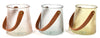 Vaso in vetro colorato appendibile per decorazioni ambienti