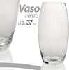 Vaso 37x12cm In Vetro Trasparente Elegante Per Fiori Piante Decorazione Arredo Vasi Fiori Trade Shop italia - Napoli, Commerciovirtuoso.it