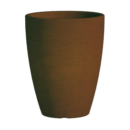 Vaso Cromia Adone rotondo decorazione in resina "Made in Italy" da h 38 cm