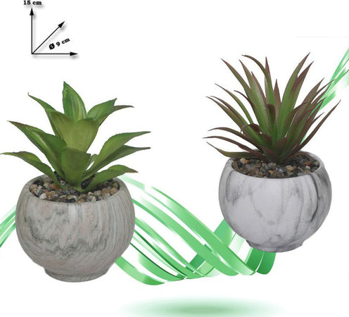Vaso Ceramica Con Piantina Artificiale Pianta Idea Regalo Bomboniera Eff. Marmo Giardino e giardinaggio/Attrezzi da giardino e attrezzature per l'irrigazione/Vasi e accessori per piante/Vasi tradizionali Trade Shop italia - Napoli, Commerciovirtuoso.it
