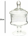 Vaso Con Coperchio Ampolla Alzatina Biscottiera Per Confettata Vetro 28cm Cucina > Barattoli e Contenitori Trade Shop italia - Napoli, Commerciovirtuoso.it