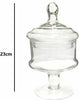 Vaso Con Coperchio Ampolla Alzatina Biscottiera Per Confettata Vetro 28cm Cucina > Barattoli e Contenitori Trade Shop italia - Napoli, Commerciovirtuoso.it