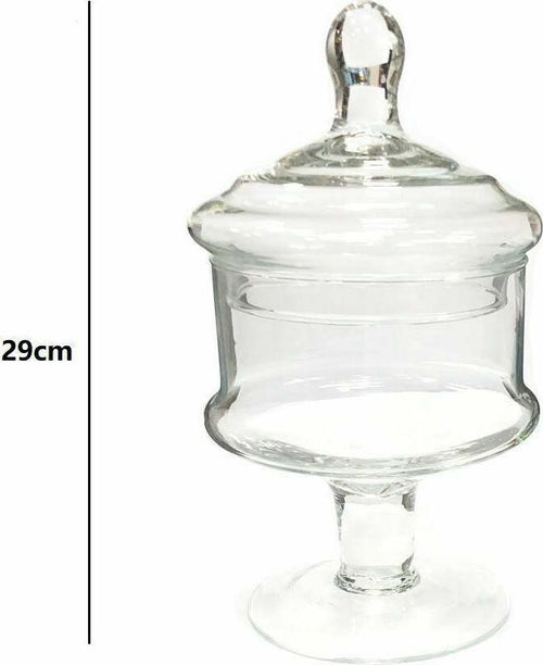 Vaso Con Coperchio Ampolla Alzatina Biscottiera Per Confettata Vetro 29cm Cucina > Barattoli e Contenitori Trade Shop italia - Napoli, Commerciovirtuoso.it