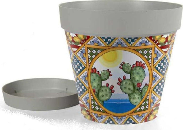 Vaso Con Sottovaso In Plastica Sicily 26x23 Cm Porta Piante Casa Giardino 845338 Giardino e giardinaggio/Attrezzi da giardino e attrezzature per l'irrigazione/Vasi e accessori per piante/Vasi tradizionali Trade Shop italia - Napoli, Commerciovirtuoso.it
