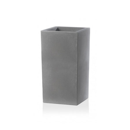 Vaso di design "Cubo Schio Alto" Essential da giardino e balcone per fiori e piante