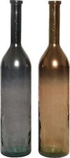 Vaso decorativo natalizio Bottiglia in vetro riciclato nero e oro per interno Casa e cucina/Decorazioni per interni/Addobbi e decorazioni per ricorrenze/Decorazioni natalizie/Ghirlande e corone MagiediNatale.it - Altamura, Commerciovirtuoso.it