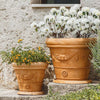 Vaso Doppiobordo Festone rotondo in resina con decorazione per esterno Made in Italy Giardino e giardinaggio/Attrezzi da giardino e attrezzature per l'irrigazione/Vasi e accessori per piante/Vasi tradizionali Decor Space - Altamura, Commerciovirtuoso.it