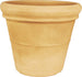 Vaso Doppiobordo Liscio rotondo in resina decorazione per esterno Made in Italy Giardino e giardinaggio/Attrezzi da giardino e attrezzature per l'irrigazione/Vasi e accessori per piante/Vasi tradizionali Decor Space - Altamura, Commerciovirtuoso.it