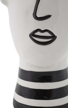Vaso Face Cm 13,2X11,8X26,3 Casa e cucina/Decorazioni per interni/Vasi Led Mall Home - Napoli, Commerciovirtuoso.it