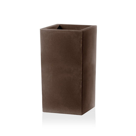 Vaso di design "Cubo Schio Alto" Essential da giardino e balcone per fiori e piante