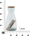 Vaso Garden Vetro Riciclato Cm  21,5X43,5 (Made In Spain) Casa e cucina/Decorazioni per interni/Vasi Led Mall Home - Napoli, Commerciovirtuoso.it