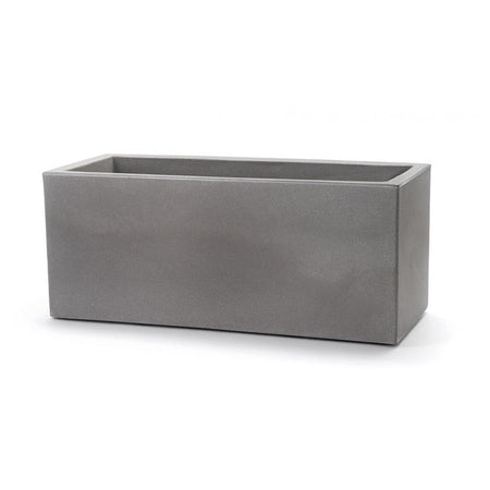 Vaso Cromia rettangolare per piante in resina "Made in Italy" 100 x 40 cm