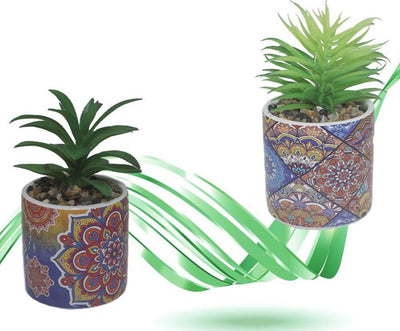 Vaso In Ceramica Con Piantina Artificiale 15 Cm Pianta Idea Regalo Bomboniera Giardino e giardinaggio/Attrezzi da giardino e attrezzature per l'irrigazione/Vasi e accessori per piante/Vasi tradizionali Trade Shop italia - Napoli, Commerciovirtuoso.it