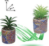 Vaso In Ceramica Con Piantina Artificiale 15 Cm Pianta Idea Regalo Bomboniera Giardino e giardinaggio/Attrezzi da giardino e attrezzature per l'irrigazione/Vasi e accessori per piante/Vasi tradizionali Trade Shop italia - Napoli, Commerciovirtuoso.it
