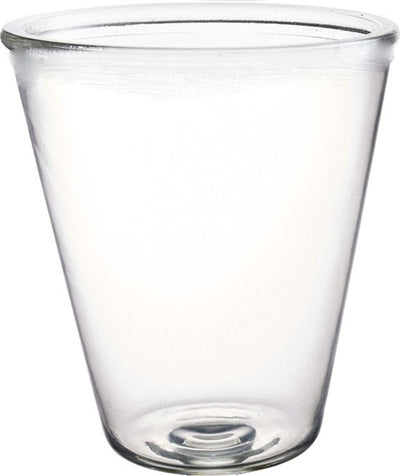 Vaso in vetro trasparente con bordo decorazione vintage per fiori e piante da h 16 cm Giardino e giardinaggio/Attrezzi da giardino e attrezzature per l'irrigazione/Vasi e accessori per piante/Vasi tradizionali Decor Space - Altamura, Commerciovirtuoso.it