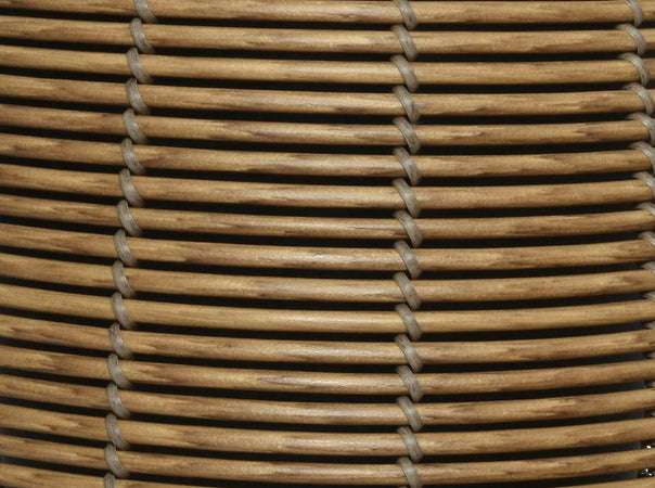 Set 3 vasi decorativi in wicker per piante e fiori arredamento moderno