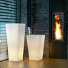 Vaso ''pasubio Alto Con Luce'' Outdoor per Fiori E Piante. Giardino e giardinaggio/Attrezzi da giardino e attrezzature per l'irrigazione/Vasi e accessori per piante/Vasi tradizionali Decor Space - Altamura, Commerciovirtuoso.it