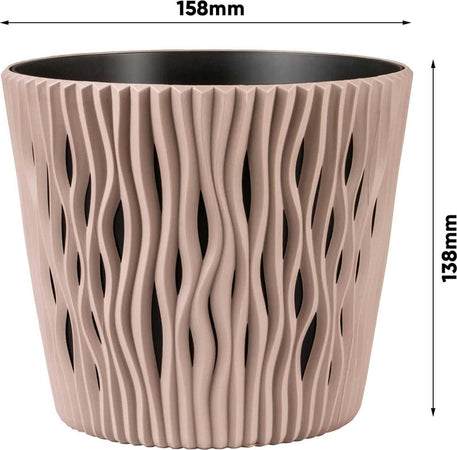 Vaso piante rotondo 2 in 1 con vaso in plasticaProsperplast Sandy 16 C2 Giardino e giardinaggio/Attrezzi da giardino e attrezzature per l'irrigazione/Vasi e accessori per piante/Vasi tradizionali Scontolo.net - Potenza, Commerciovirtuoso.it