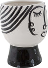 Vaso Pot Face Cm 14X18,2 Casa e cucina/Decorazioni per interni/Vasi Led Mall Home - Napoli, Commerciovirtuoso.it