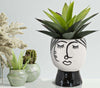 Vaso Pot Face Cm 14X18,2 Casa e cucina/Decorazioni per interni/Vasi Led Mall Home - Napoli, Commerciovirtuoso.it