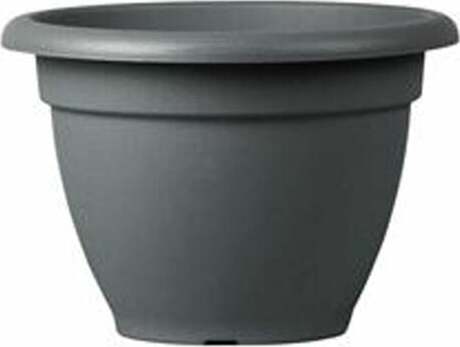 Vaso tondo ''Campana Basic'' in plastica 100% riciclata per fiori e piante da giardino Giardino e giardinaggio/Attrezzi da giardino e attrezzature per l'irrigazione/Vasi e accessori per piante/Vasi tradizionali Decor Space - Altamura, Commerciovirtuoso.it