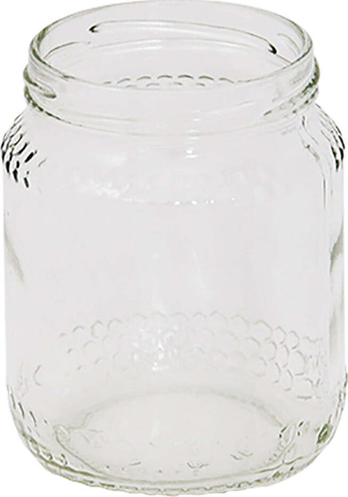 VASO-VETRO-'BOCCACCIO'-PER-ALIMENTI-TIPO-'MIELE'-390-ml---imbocc.-Ø-70-mm-Gruppo-Vetro-Somma