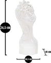 Vaso Young Lady Cm 10,5X10X24,7 Casa e cucina/Decorazioni per interni/Vasi Led Mall Home - Napoli, Commerciovirtuoso.it