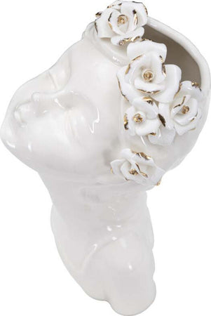 Vaso Young Lady Roses Cm 10X14X26 Casa e cucina/Decorazioni per interni/Vasi Led Mall Home - Napoli, Commerciovirtuoso.it