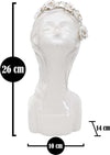 Vaso Young Lady Roses Cm 10X14X26 Casa e cucina/Decorazioni per interni/Vasi Led Mall Home - Napoli, Commerciovirtuoso.it