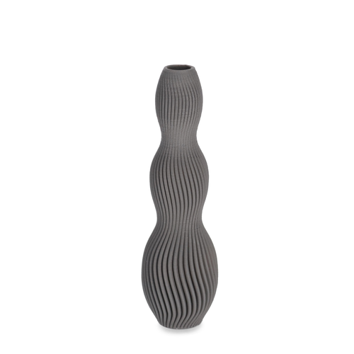 Vaso svenna da interno in ceramica stampata in 3D