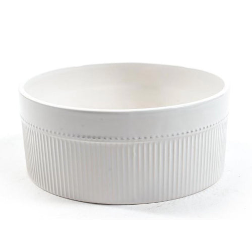 Vaso decorativo colore bianco in ceramica decorazione ambienti