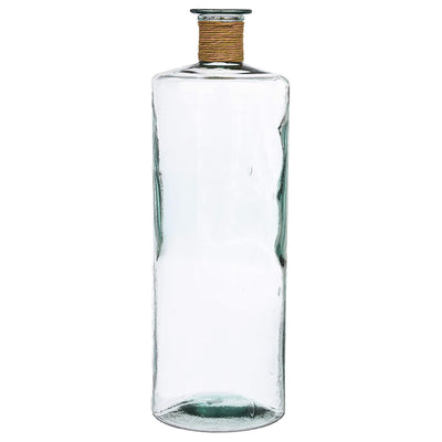 Vaso decorativo Rotang natalizio in vetro 79 cm per interno
