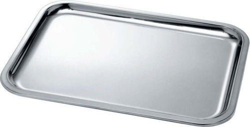 Vassoio Da Portata Accioio Inox Rettangolare 39x29cm Vassoi Trade Shop italia - Napoli, Commerciovirtuoso.it