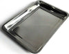 Vassoio-Guantiera-Rettangolare-In-Acciaio-Inox-Portata-Cucina-32-X-22-X-4,8-Cm
