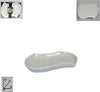 Vassoio-In-Ceramica-Bianco-Ondulato-32x20-Cm-Piatto-Da-Portata-Per-Antipasti