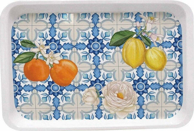 Vassoio Portata In Melammina 30 X 19cm Fantasia Mediterraneo Cucina Caffe' Dolci Casa, arredamento e bricolage > Cucina > Vassoi Trade Shop italia - Napoli, Commerciovirtuoso.it