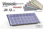Vassoio Rettangolare Marrakech Multiuso 24x12x1,8 Cm 6 Colori Assortiti 771668 Casa e cucina/Stoviglie/Piatti ciotole e vassoi/Piatti per servire/Vassoi/Vassoi da portata Trade Shop italia - Napoli, Commerciovirtuoso.it